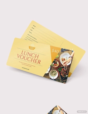 Lunch Voucher Template