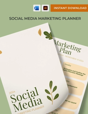 2024 Social Media Marketing Planner Template 2024 Social Media Marketing Planner Template
