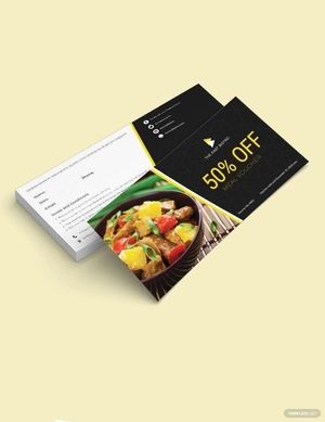 Meal Voucher Template