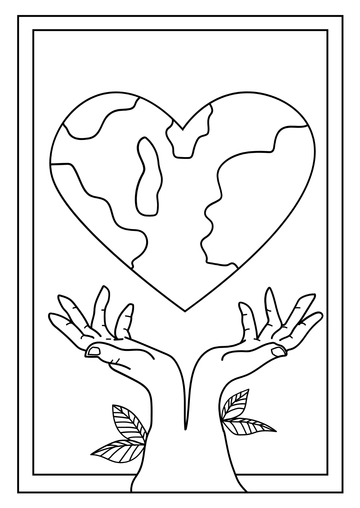 Free Earth Day Image Drawing Template to Edit Online