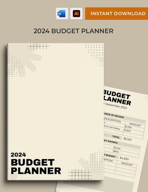 2024 Budget Planner Template