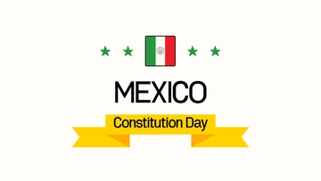 Free Mexico Constitution Day Wallpaper Background Template to Edit Online