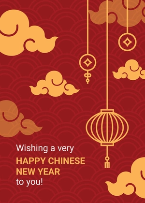 Happy Chinese New Year Greeting Card