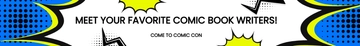 Free Comic-Con Website Banner Template to Edit Online Free Comic-Con Website Banner Template to Edit Online