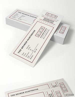 Movie Ticket Template