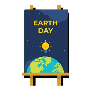 Earth Day Sign Vector Earth Day Sign Vector