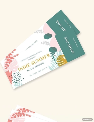 Music Event Ticket Template