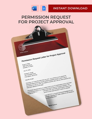 Permission Approval Request Letter