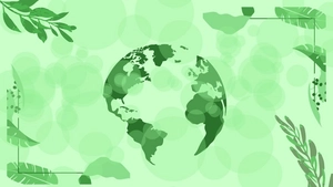 Earth Day Blur Background