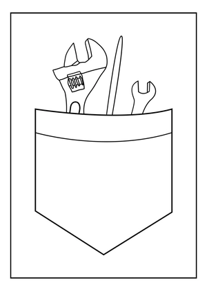 Labor Day Image Drawing