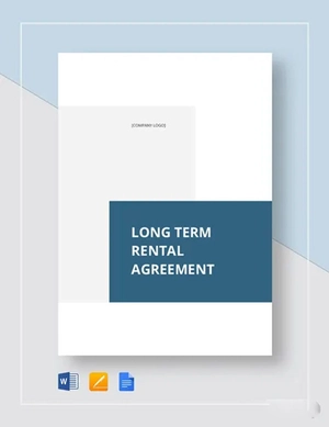 Long Term Rental Agreement Template Long Term Rental Agreement Template