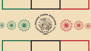 Mexico Constitution Day Drawing Background