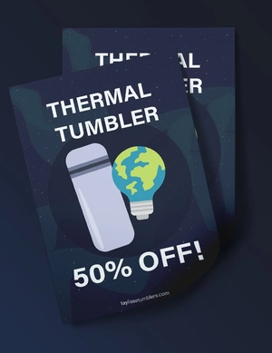 Blank Earth Hour Flyer