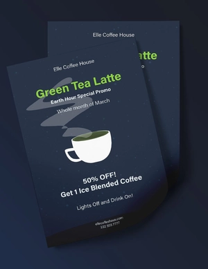 Creative Earth Hour Flyer