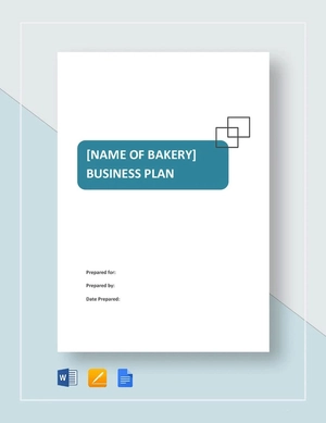 Bread Bakery Business Plan Template