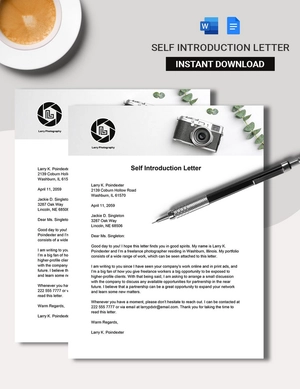 Self Introduction Letter