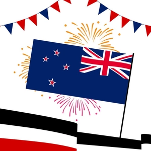Waitangi Day Cartoon Vector