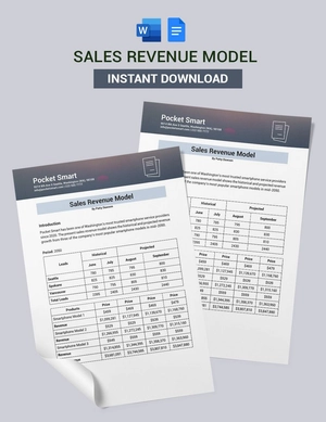 Sales Revenue Model