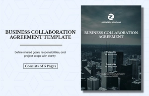 Business Collaboration Agreement Template