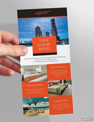 Hotel Rack Card Template