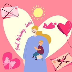 Mother's Day Cartoon Vector