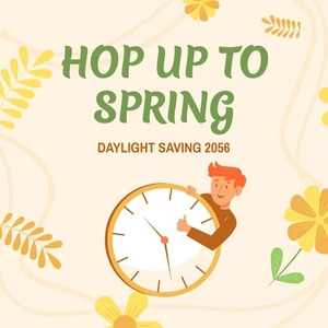 Daylight Saving Whatsapp Post