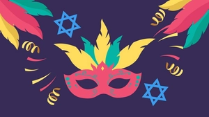 Purim Image Background