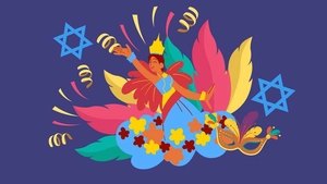 Purim Design Background