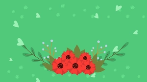 Mother's Day Green Background