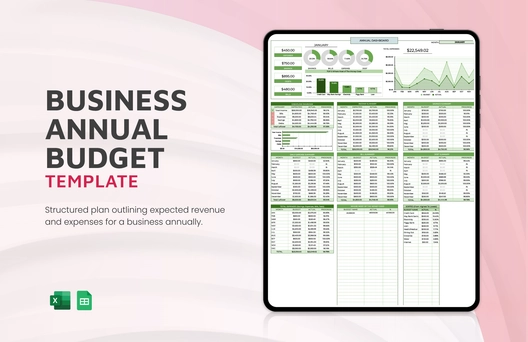 Business Annual Budget Template
