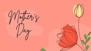 Mother's Day Plain Background