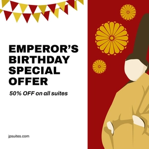 Emperor's Birthday Flyer Vector