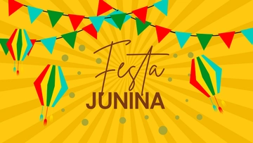 Free High Resolution Festa Junina Background Template to Edit Online