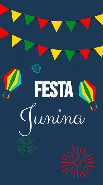 Free Festa Junina iPhone Background Template to Edit Online