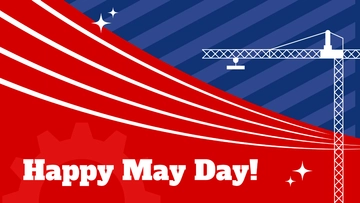 Free May Day Abstract Background Template to Edit Online