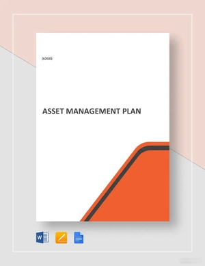 Asset Management Plan Template