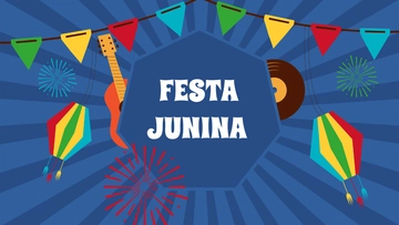 Free Festa Junina Day Background Template to Edit Online