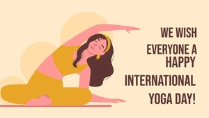 International Yoga Day Wishes Background