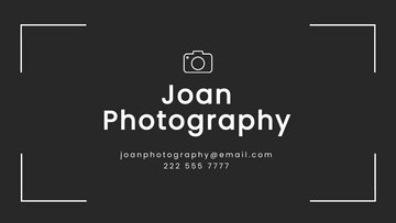 Free Photography Presentation Template to Edit Online