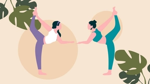 Happy International Yoga Day Background