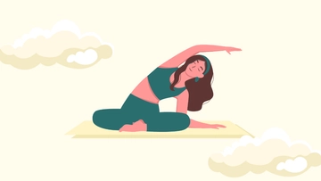 Free International Yoga Day Clipart Background Template to Edit Online