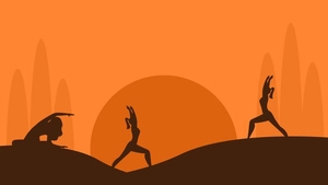 International Yoga Day Image Background