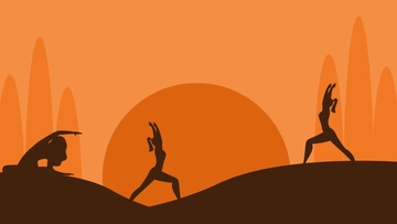 Free International Yoga Day Image Background Template to Edit Online