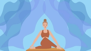 International Yoga Day Design Background