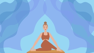 Free International Yoga Day Design Background Template to Edit Online