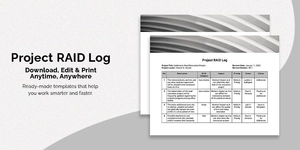Project RAID Log Template