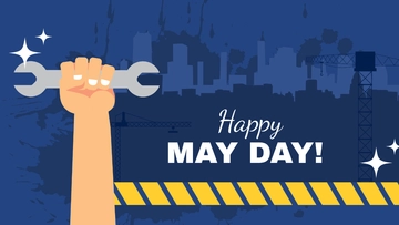 Free May Day Design Background Template to Edit Online