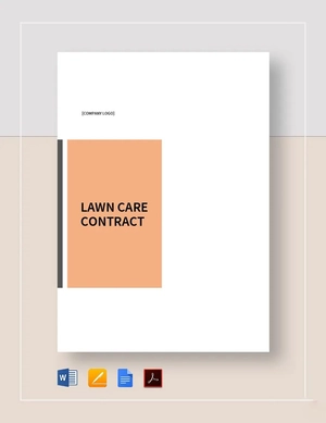 Lawn Care Contract Template