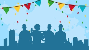 Happy May Day Background