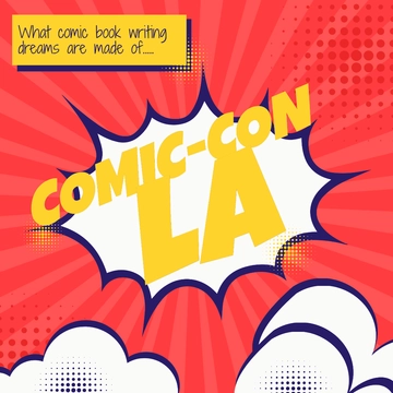 Free Comic-Con Instagram Post Template to Edit Online